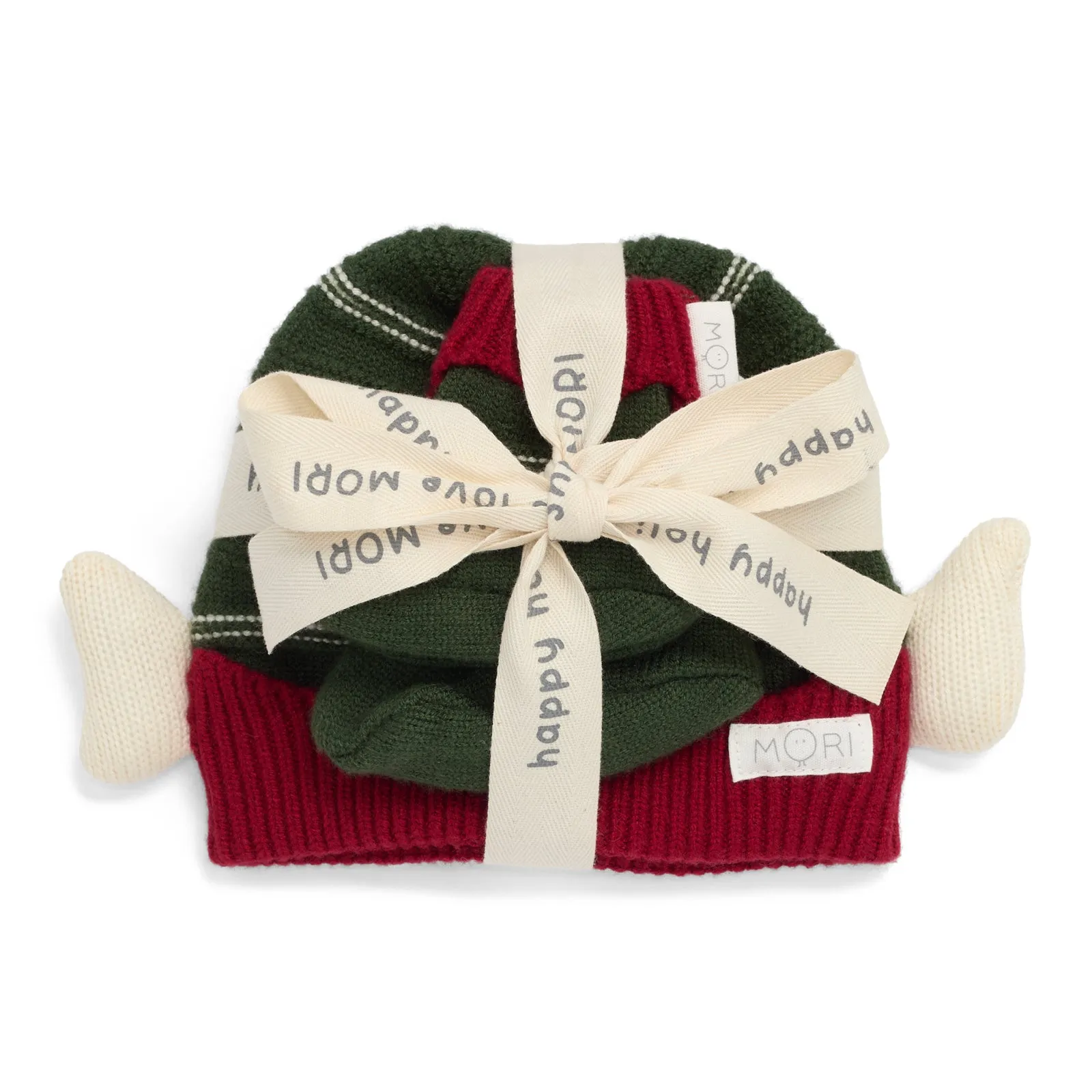 Knitted Elf Beanie & Booties