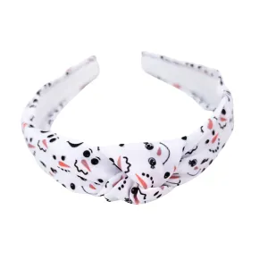 Knotted Headband - Snowman Faces