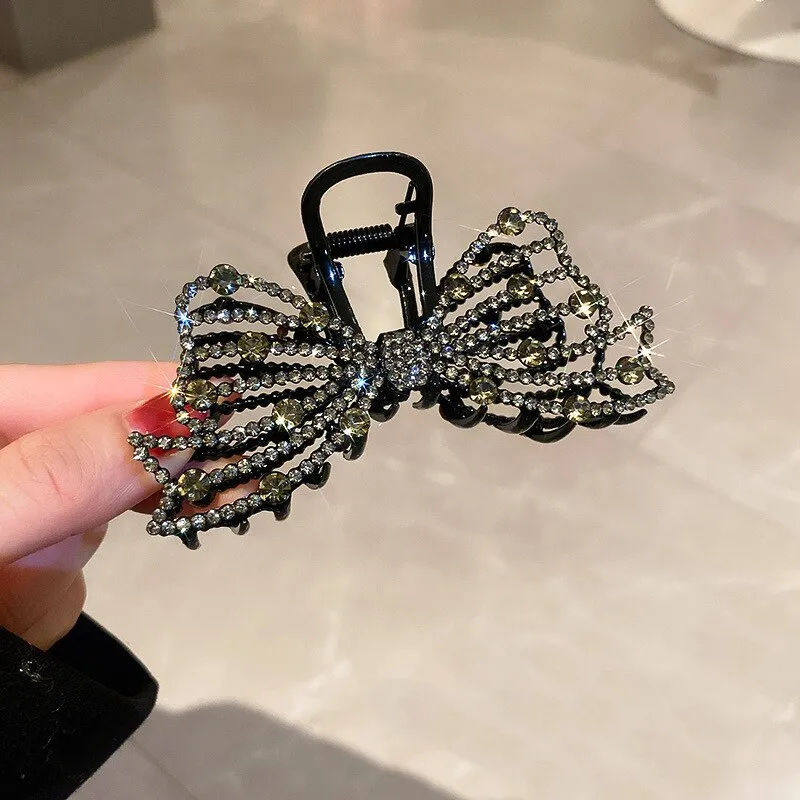 Korea Pearl Rhinestone Hair Clip