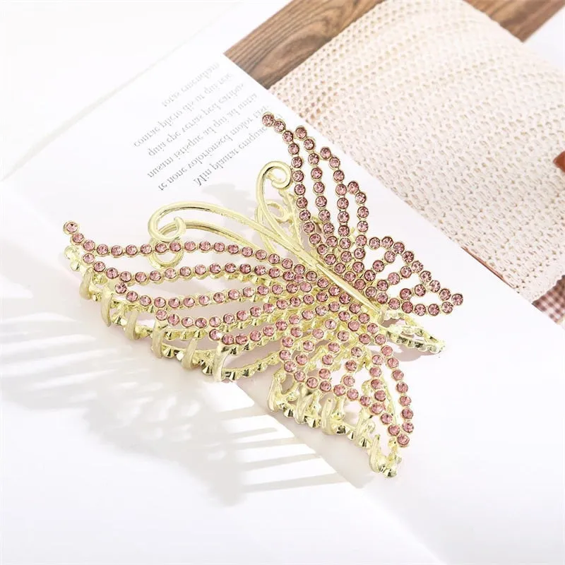 Korea Pearl Rhinestone Hair Clip