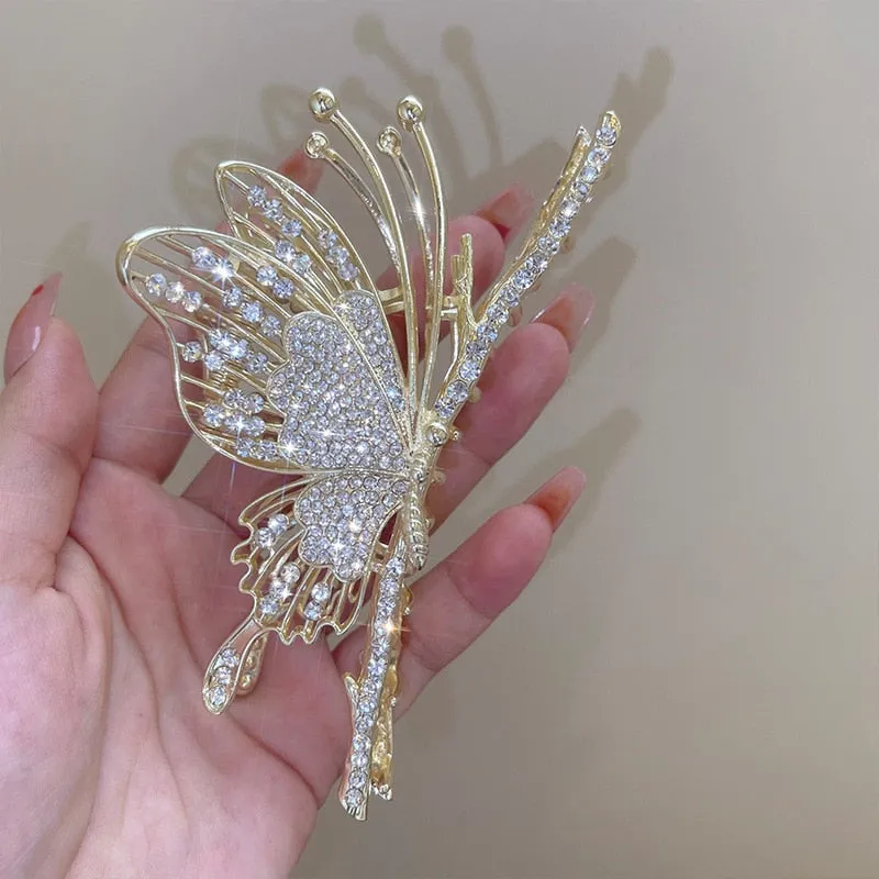 Korea Pearl Rhinestone Hair Clip