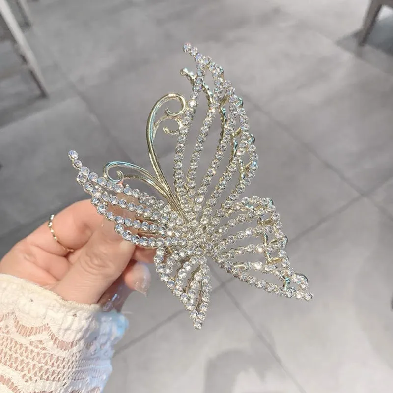 Korea Pearl Rhinestone Hair Clip