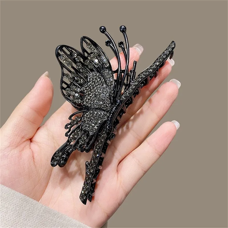 Korea Pearl Rhinestone Hair Clip