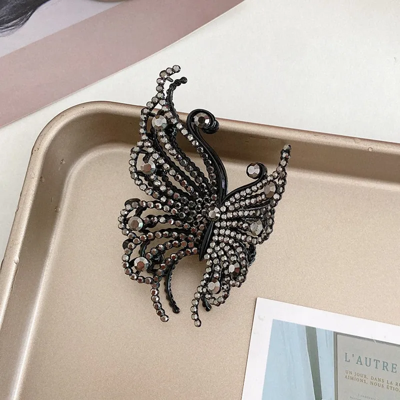 Korea Pearl Rhinestone Hair Clip
