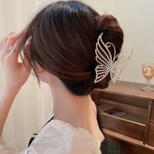 Korea Pearl Rhinestone Hair Clip