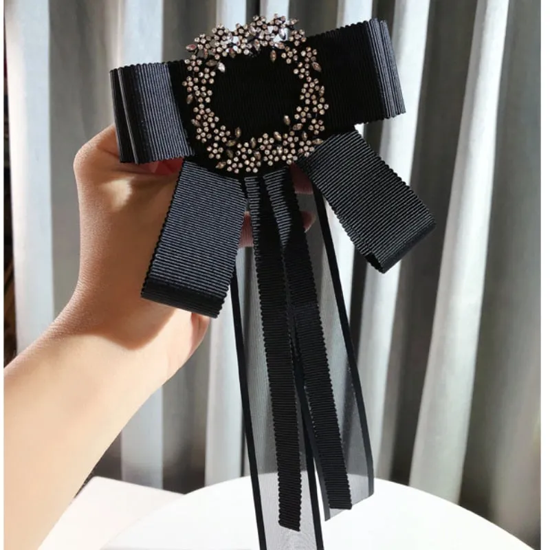 Korean Fashion Bow Tie Brooches Pins