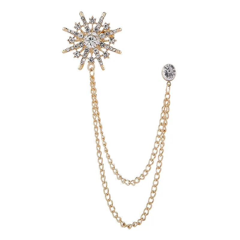 Korean High-end Rhinestone Star Brooch