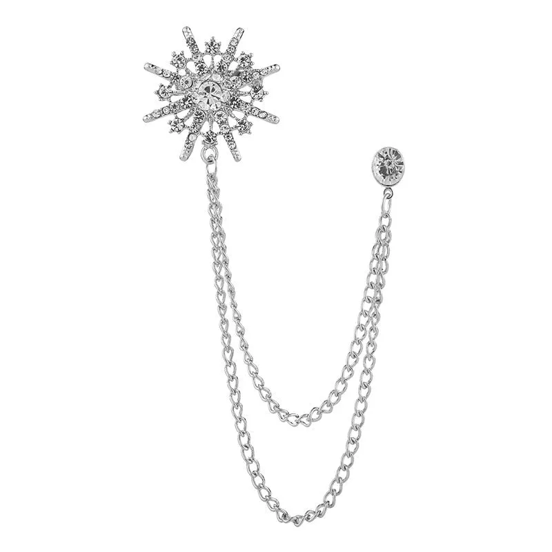 Korean High-end Rhinestone Star Brooch