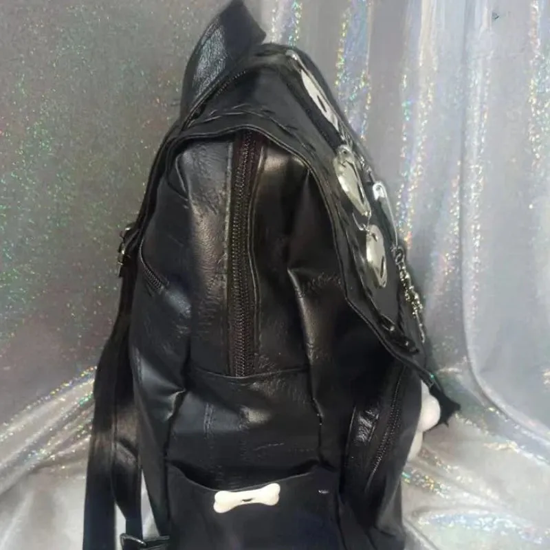 Korean Y2K Aesthetic Sweet Cool Girls Vintage Cross Skull Punk Bag