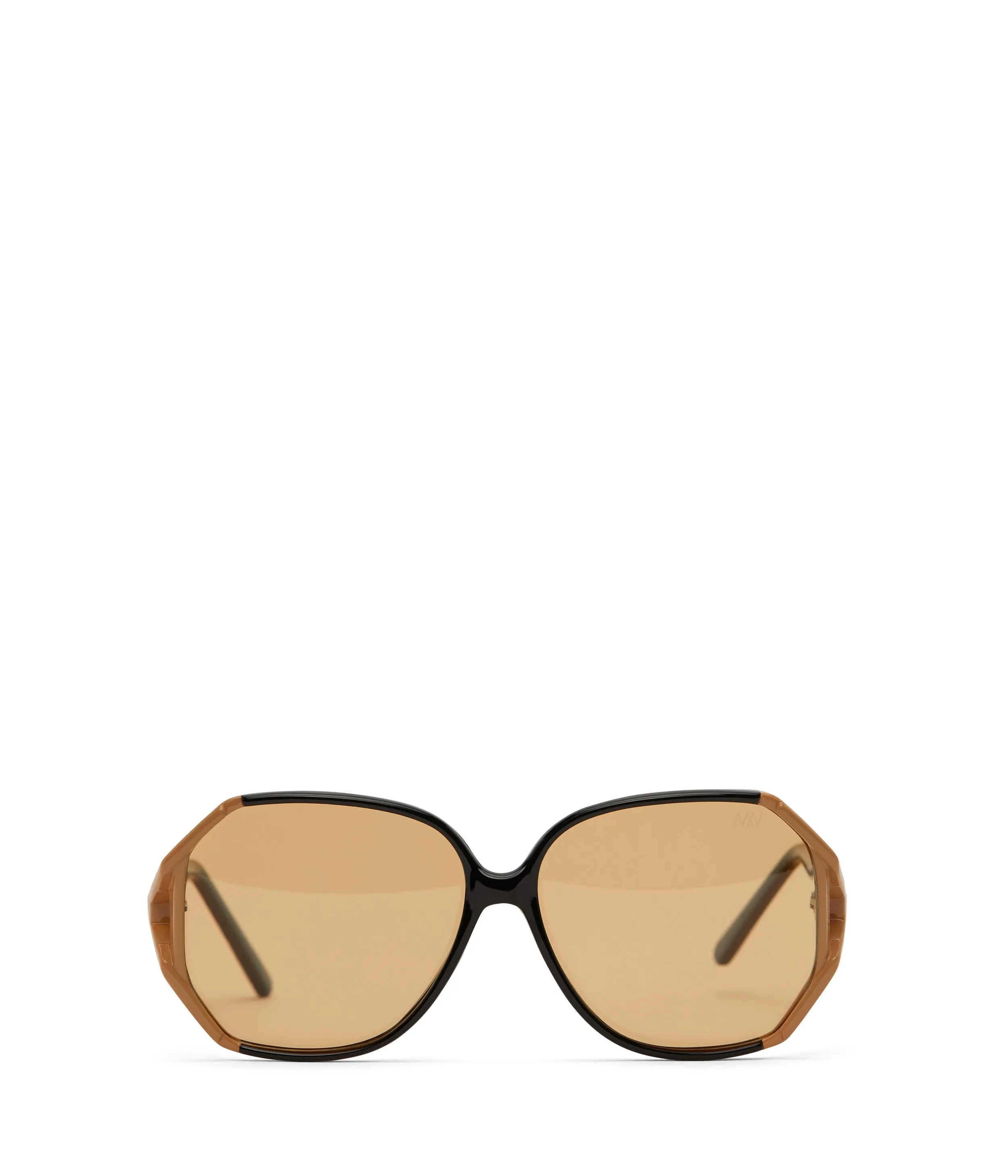 KRIS Black Hexagon Sunglasses