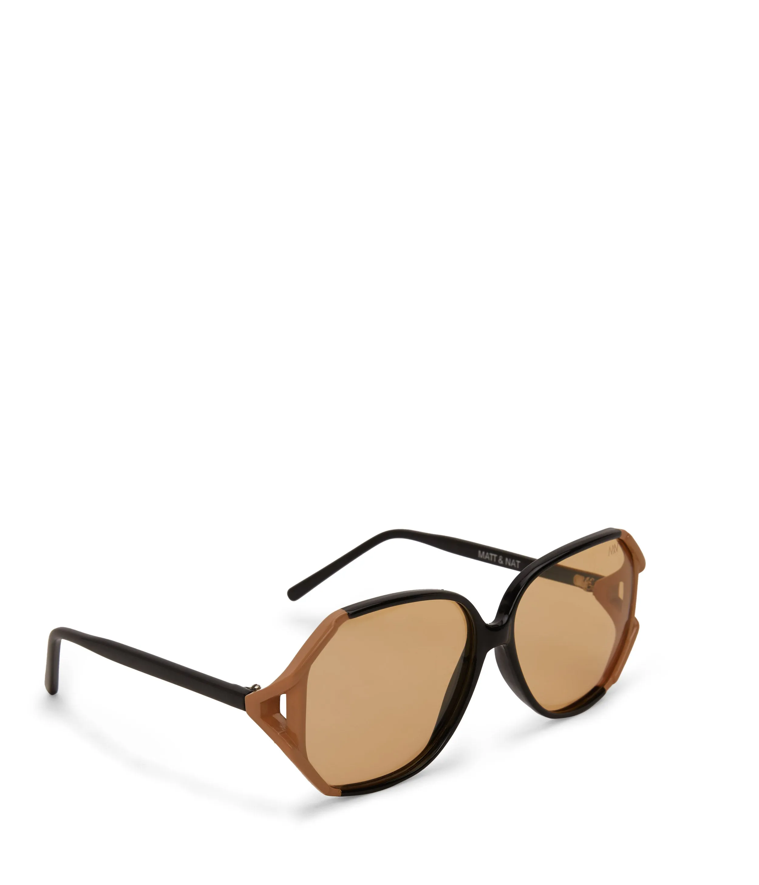 KRIS Black Hexagon Sunglasses