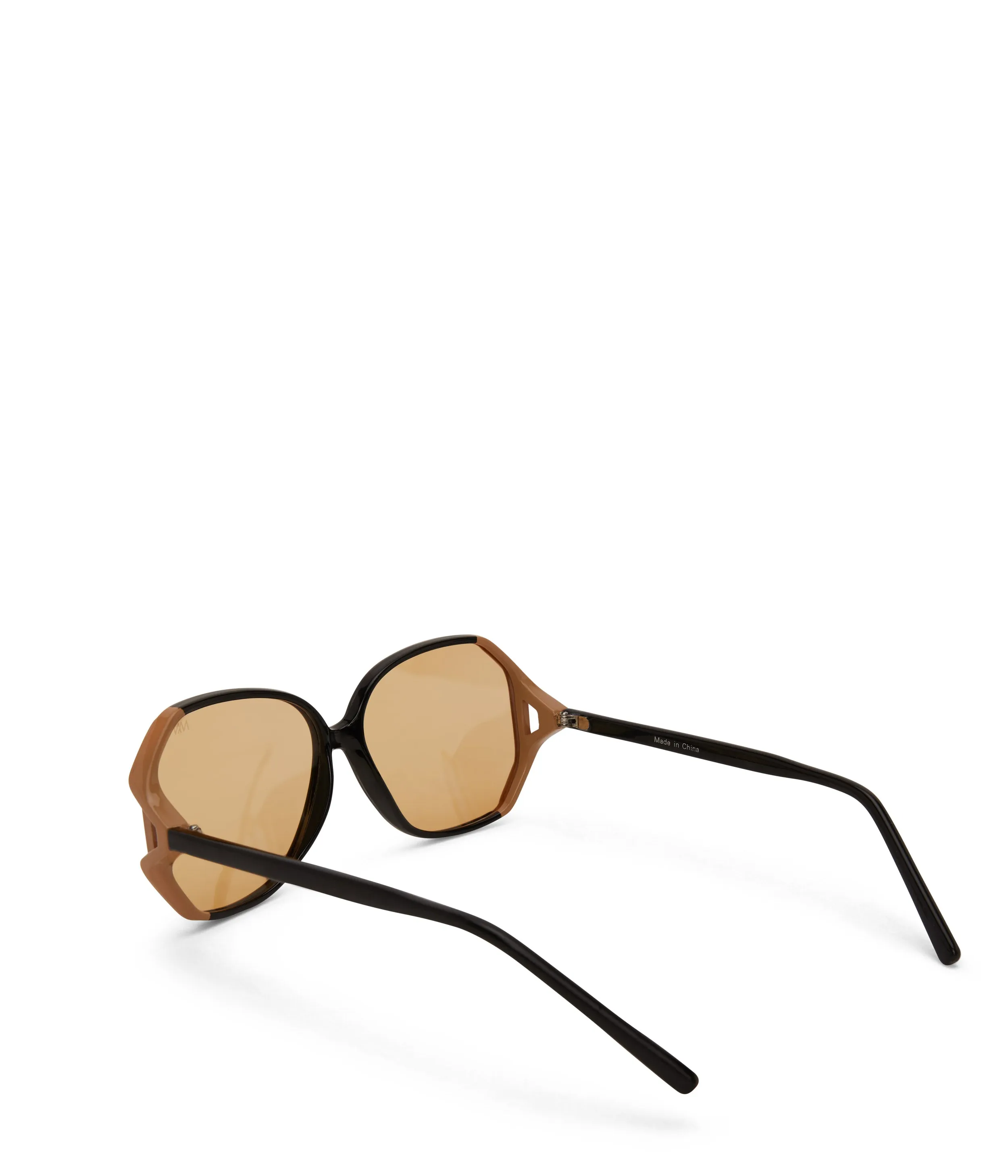 KRIS Black Hexagon Sunglasses