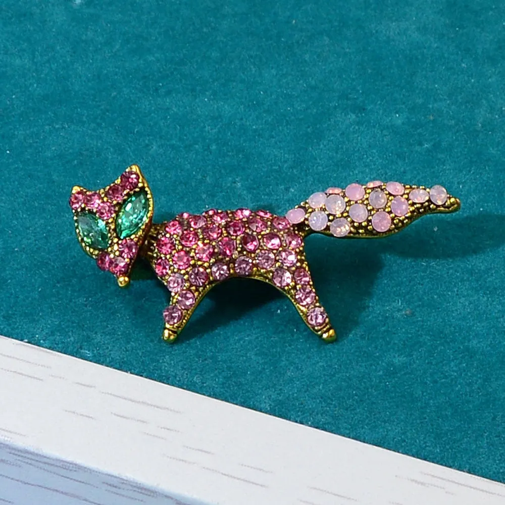Ladies Brooches Women Cute Fashion Fox Corsage Sweater Coat Accessories Brooch