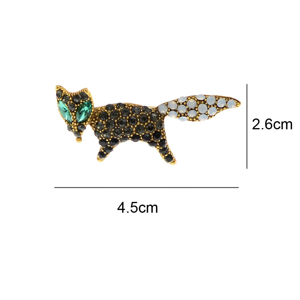 Ladies Brooches Women Cute Fashion Fox Corsage Sweater Coat Accessories Brooch