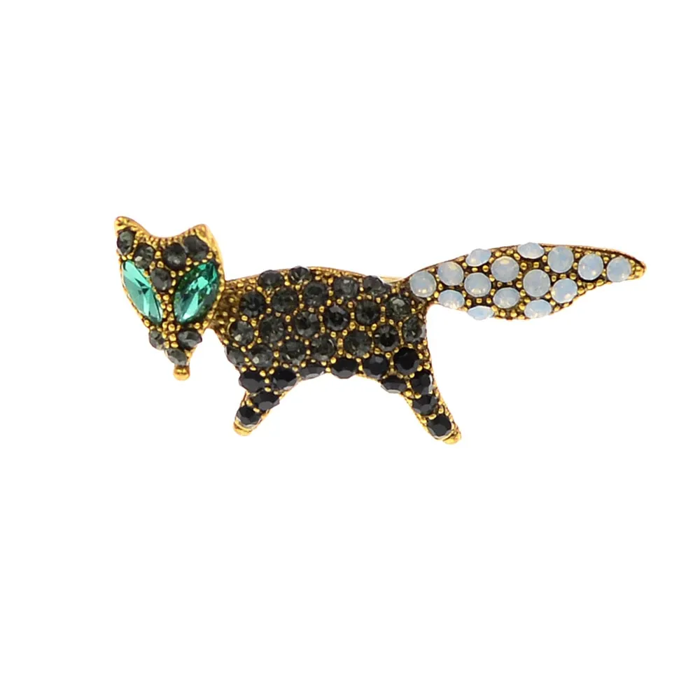 Ladies Brooches Women Cute Fashion Fox Corsage Sweater Coat Accessories Brooch