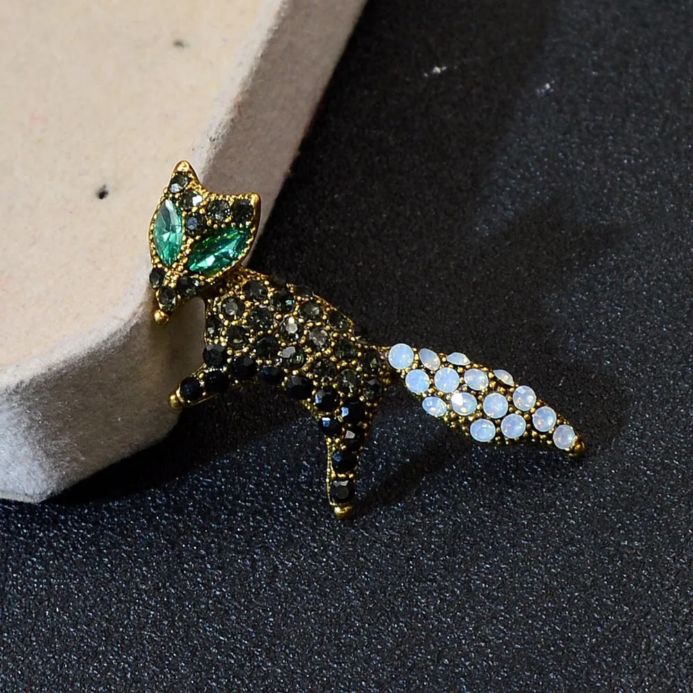 Ladies Brooches Women Cute Fashion Fox Corsage Sweater Coat Accessories Brooch
