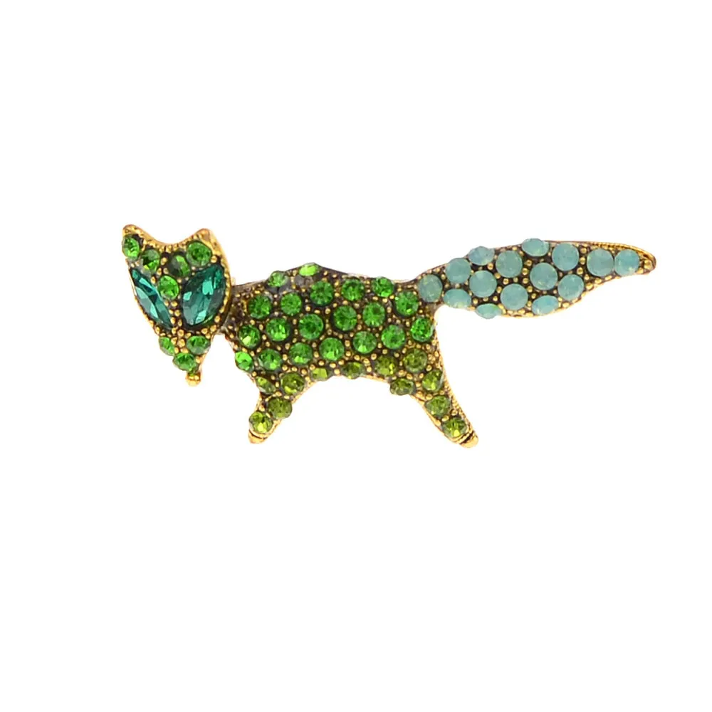 Ladies Brooches Women Cute Fashion Fox Corsage Sweater Coat Accessories Brooch