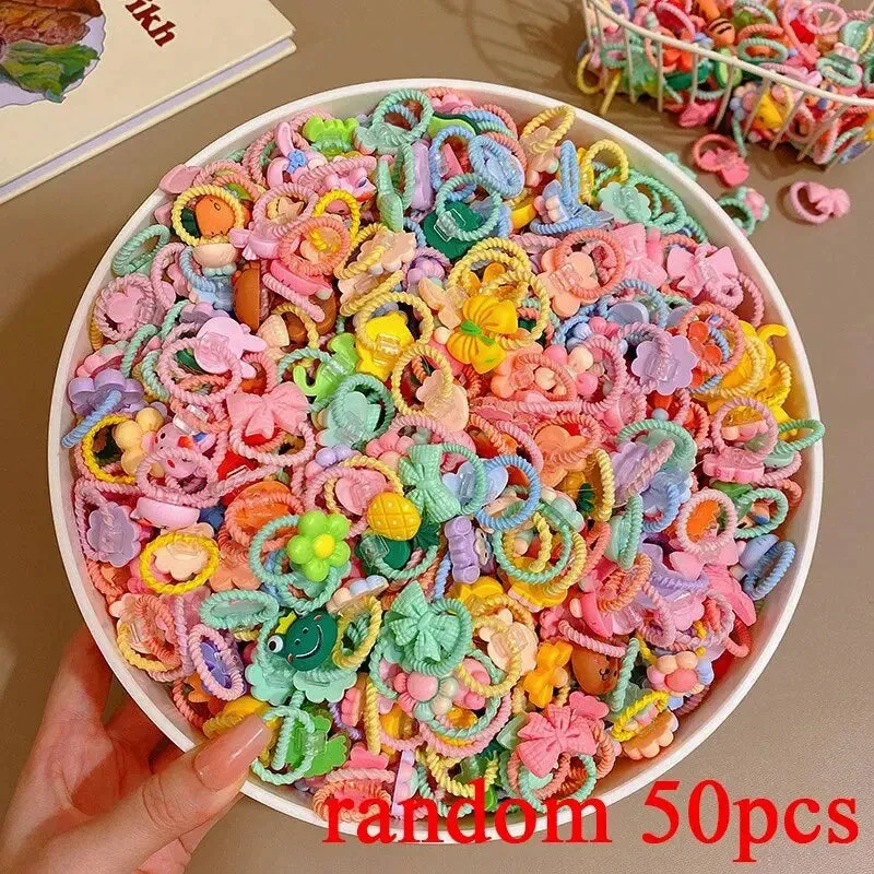Lady Glams 50Pcs/Lot Children Hair Accessories: Cute and Colorful!