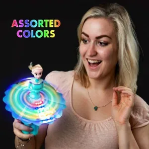 LED Light Up Ice Princess Spinner Wand
