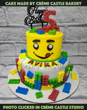 Lego Theme Cake