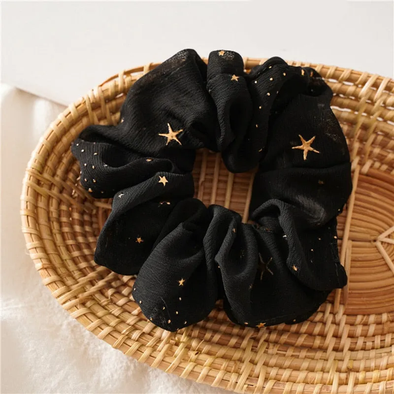 Leopard Zebra Pattern Hair Tie Scrunchies