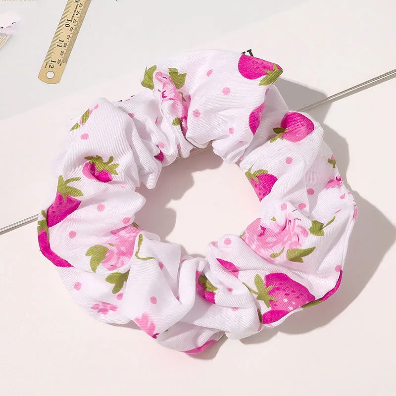 Leopard Zebra Pattern Hair Tie Scrunchies