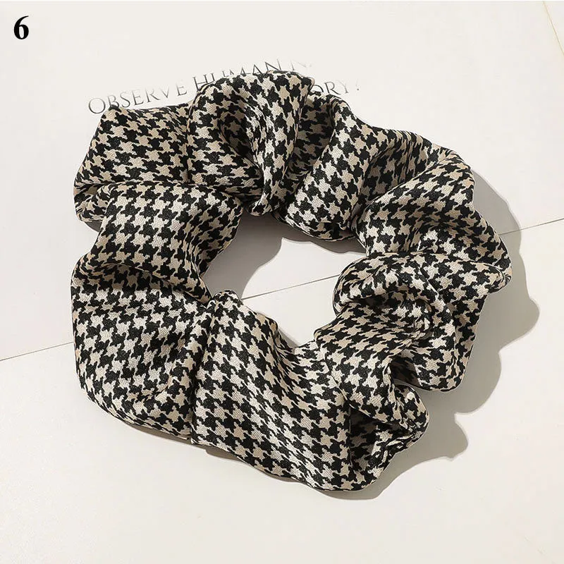 Leopard Zebra Pattern Hair Tie Scrunchies