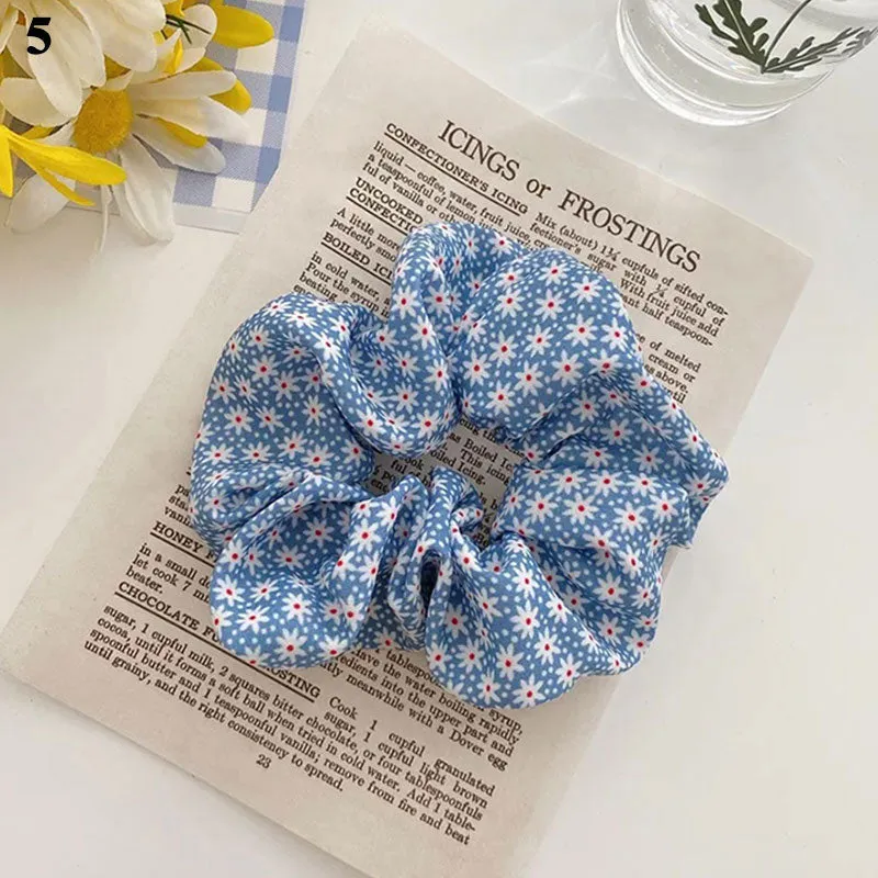 Leopard Zebra Pattern Hair Tie Scrunchies
