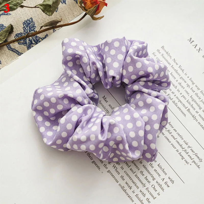 Leopard Zebra Pattern Hair Tie Scrunchies
