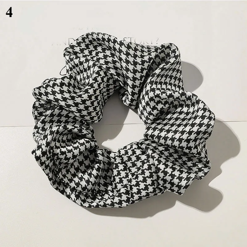 Leopard Zebra Pattern Hair Tie Scrunchies