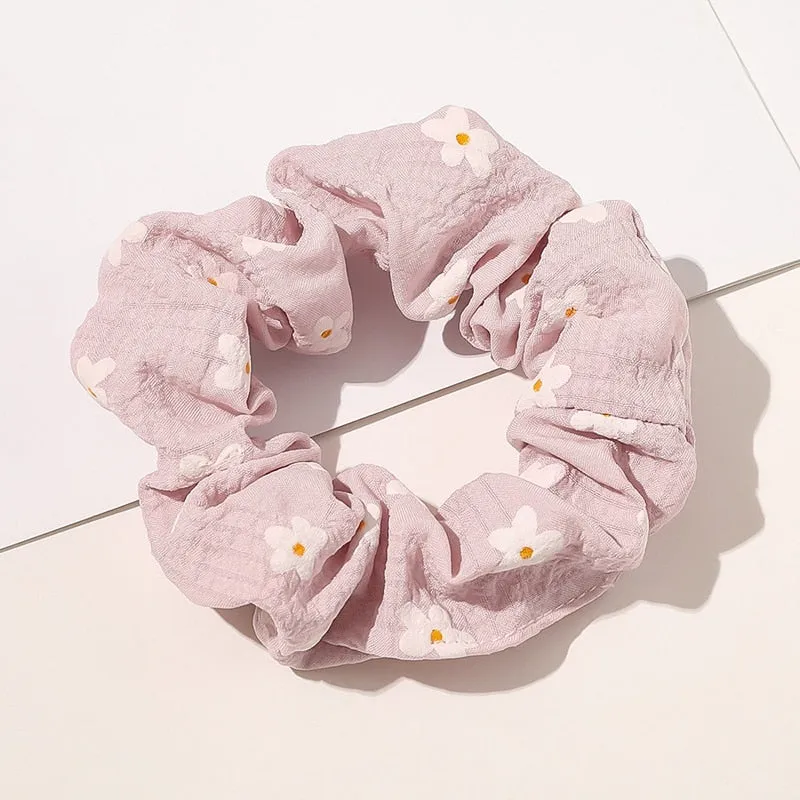 Leopard Zebra Pattern Hair Tie Scrunchies
