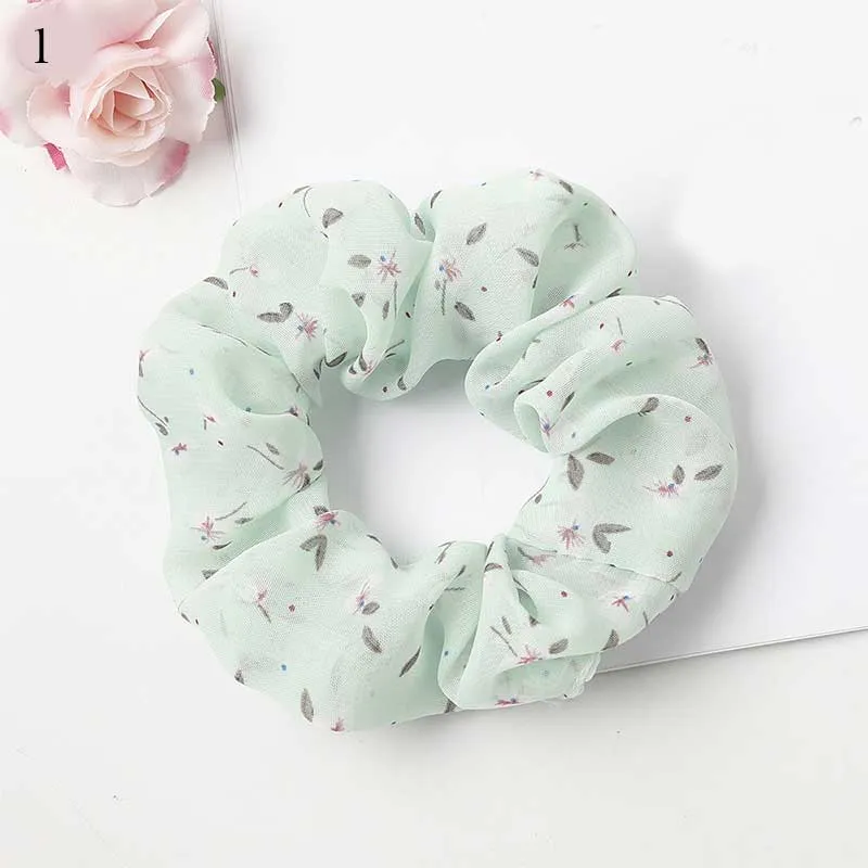 Leopard Zebra Pattern Hair Tie Scrunchies