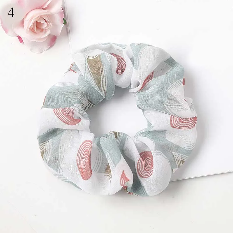 Leopard Zebra Pattern Hair Tie Scrunchies