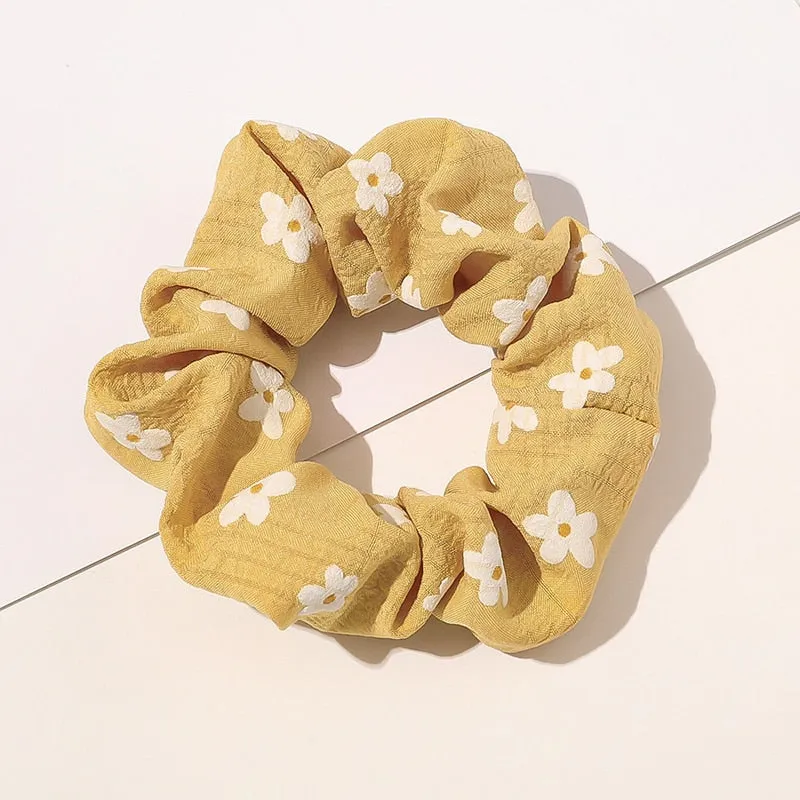 Leopard Zebra Pattern Hair Tie Scrunchies