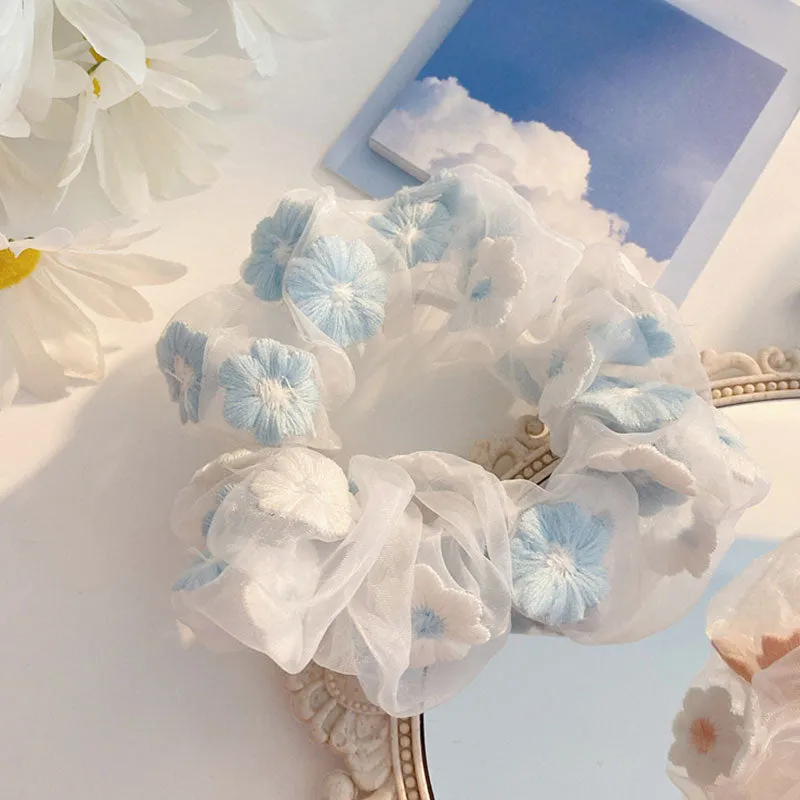 Leopard Zebra Pattern Hair Tie Scrunchies