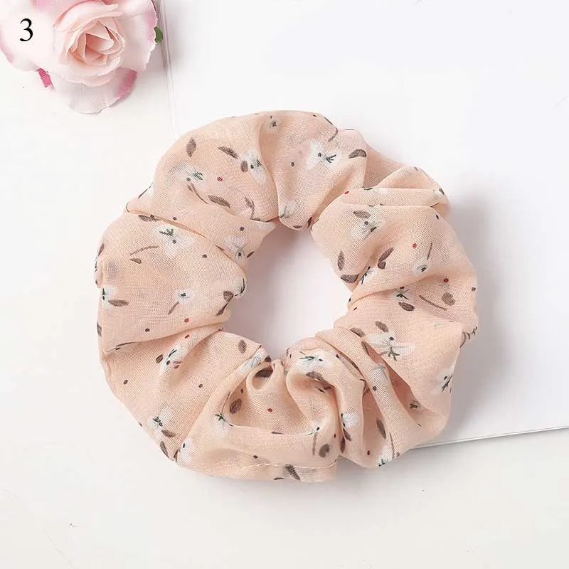 Leopard Zebra Pattern Hair Tie Scrunchies