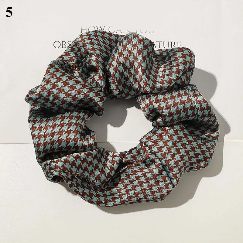 Leopard Zebra Pattern Hair Tie Scrunchies