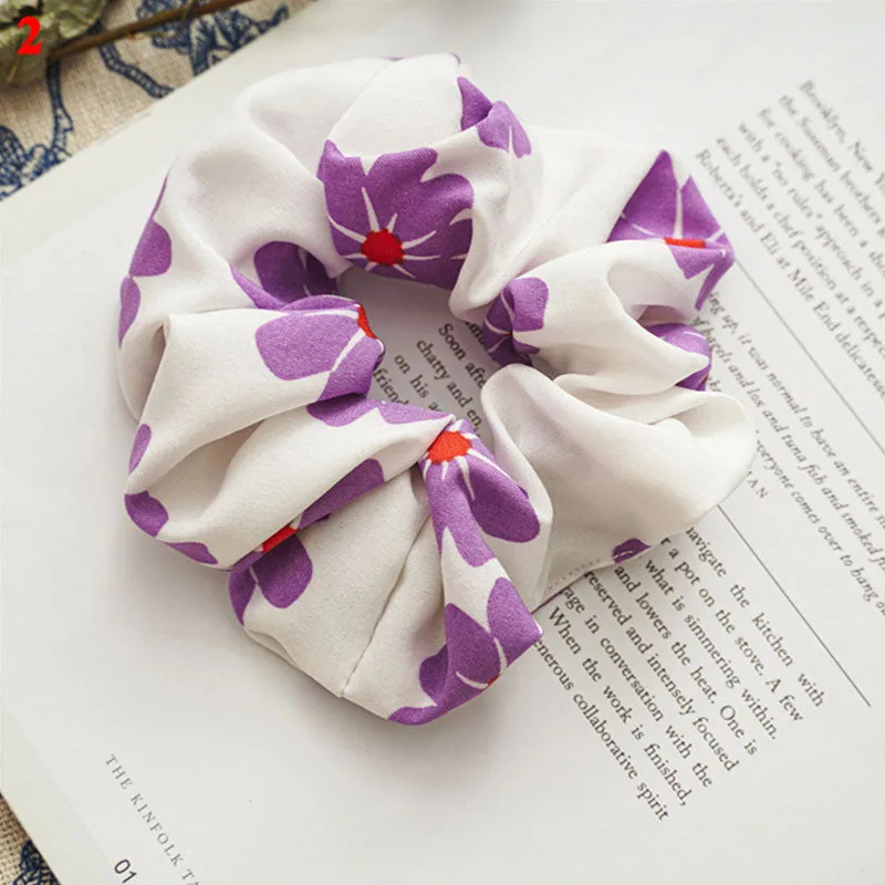 Leopard Zebra Pattern Hair Tie Scrunchies