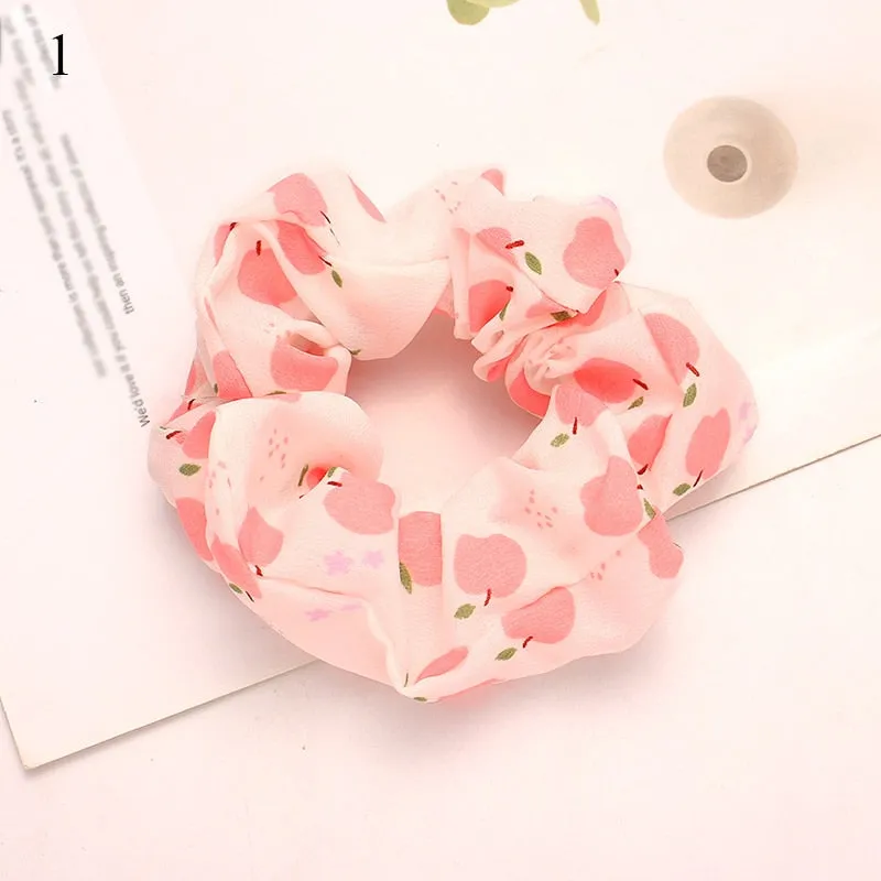 Leopard Zebra Pattern Hair Tie Scrunchies