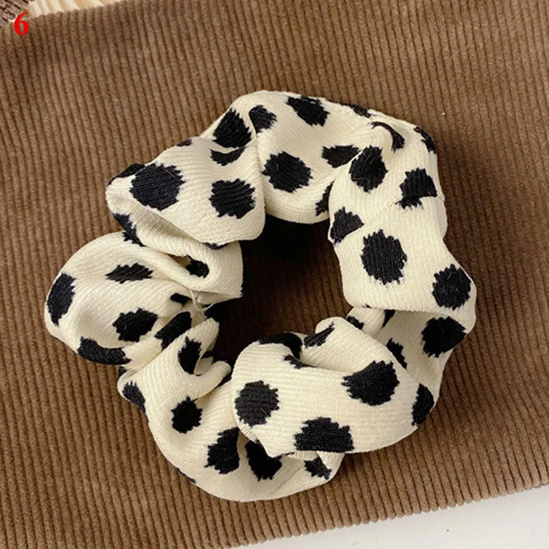 Leopard Zebra Pattern Hair Tie Scrunchies