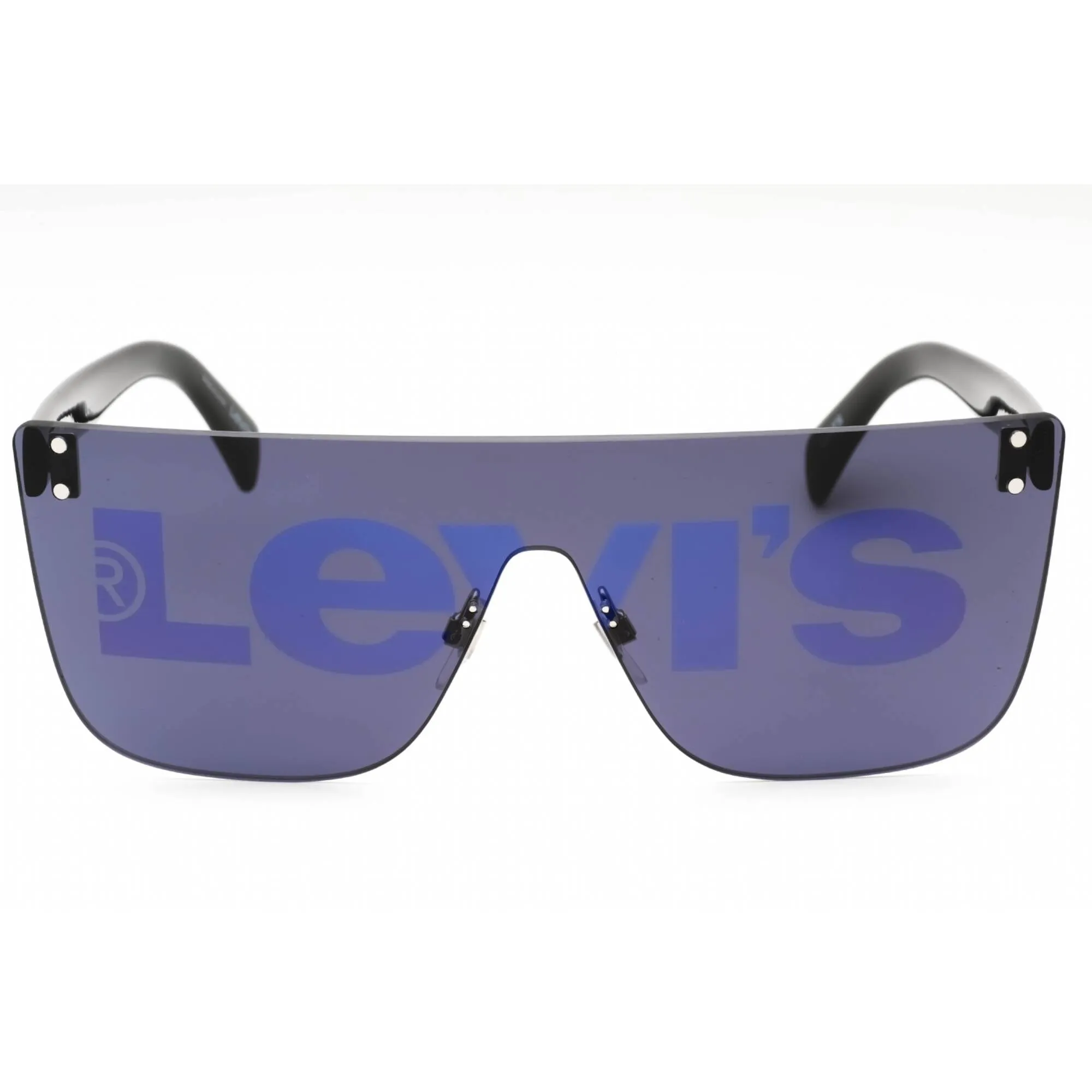 Levi's Unisex Sunglasses - Grey Acetate Shield Shape Rimless Frame | LV 1001/S 0KB7 8N