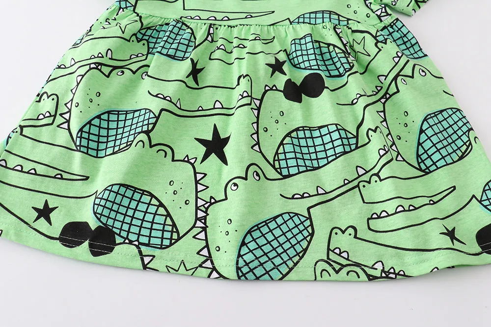 Light Green Cartoon Princess Dress