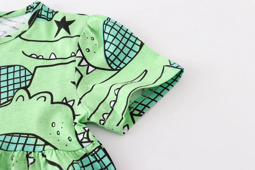 Light Green Cartoon Princess Dress