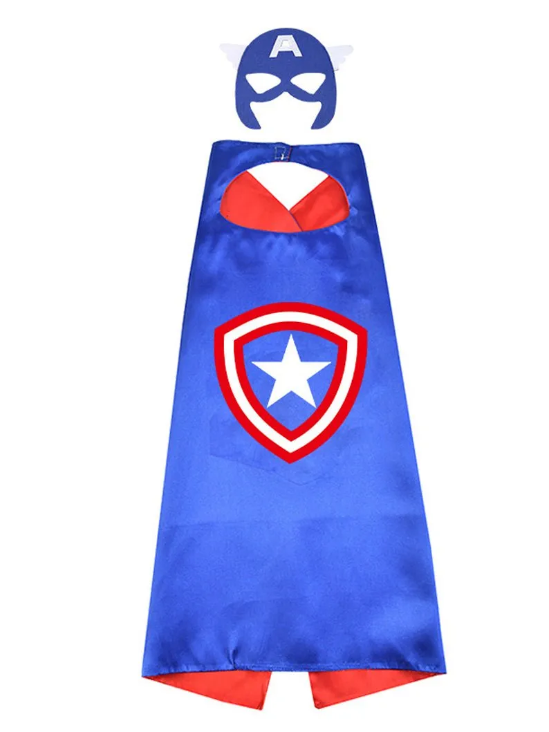 LIGHT UP Captain SUPERHERO CAPES
