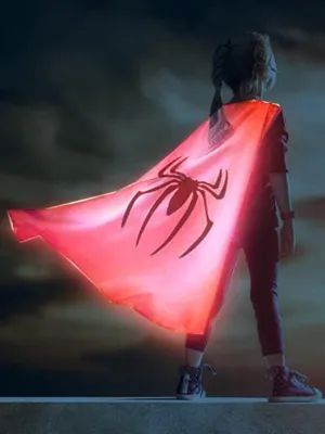 LIGHT UP SUPERHERO CAPES