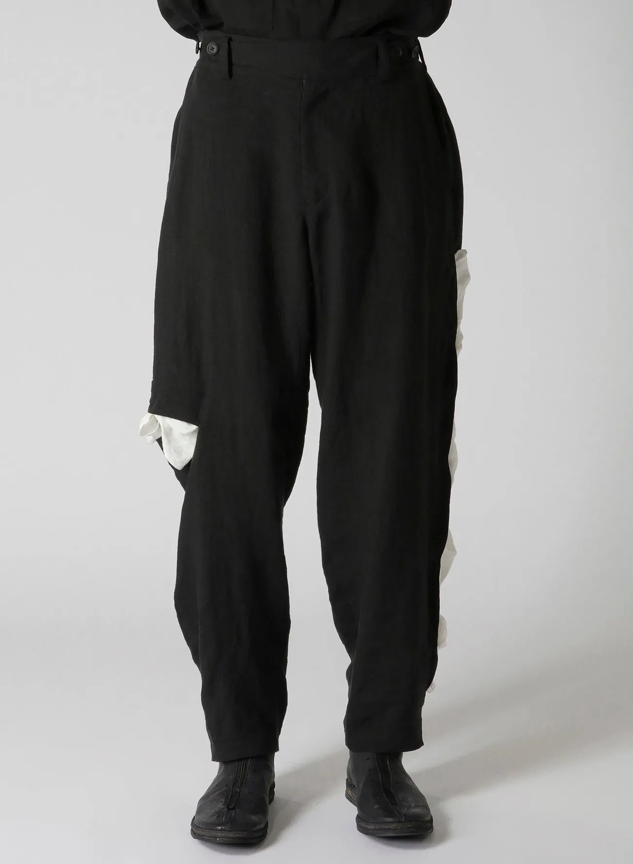LINEN LAWN DECO GURKHA PANTS