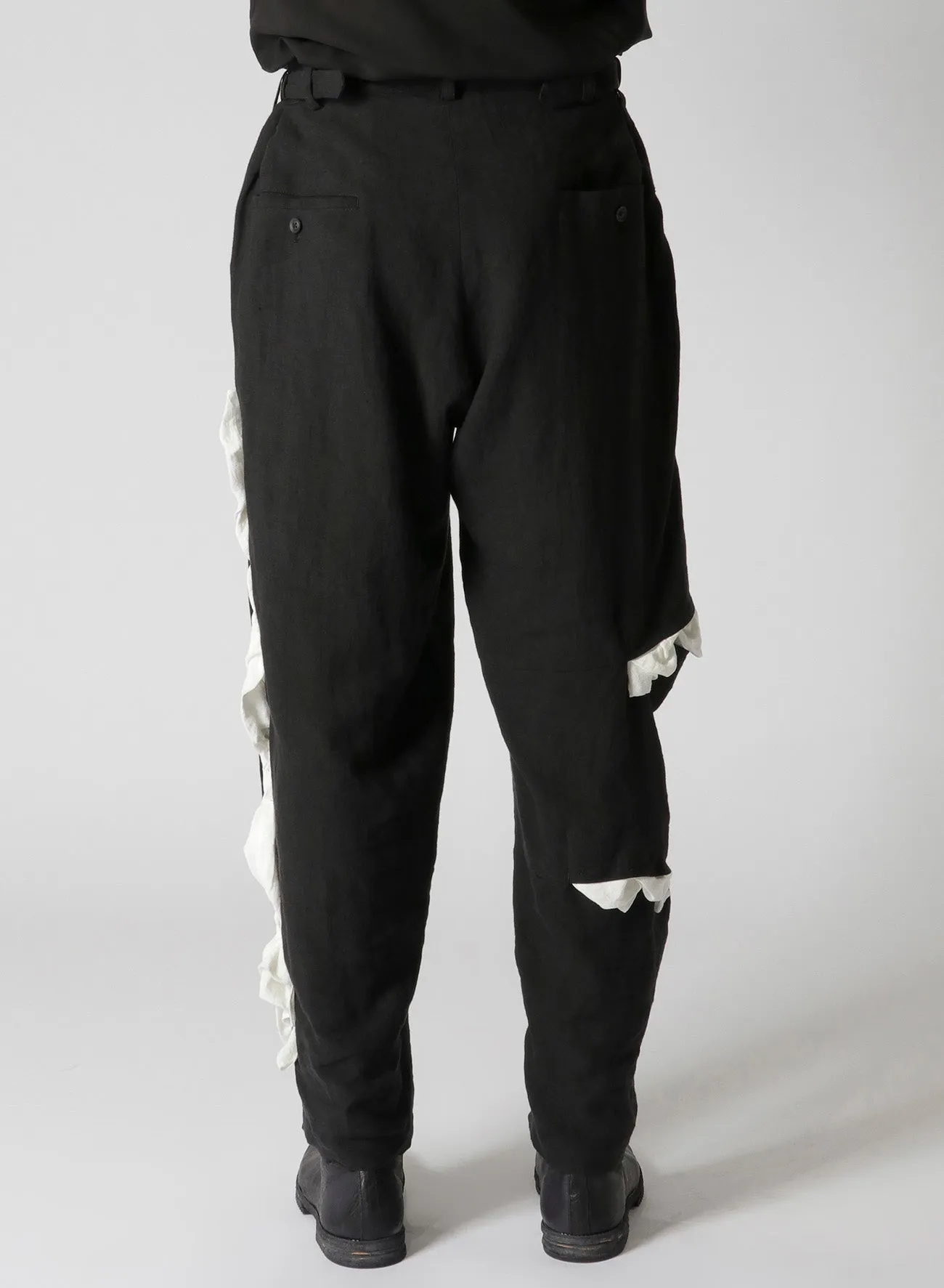 LINEN LAWN DECO GURKHA PANTS