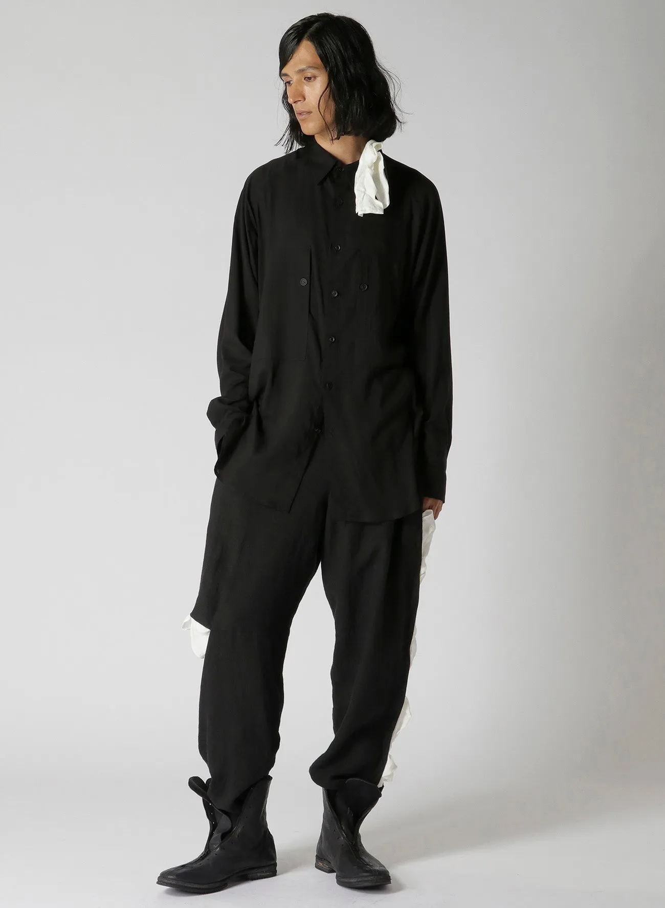 LINEN LAWN DECO GURKHA PANTS