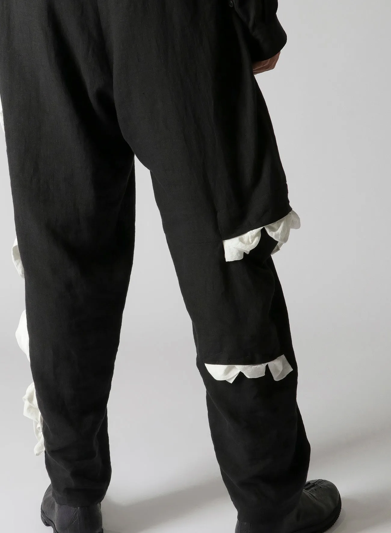 LINEN LAWN DECO GURKHA PANTS