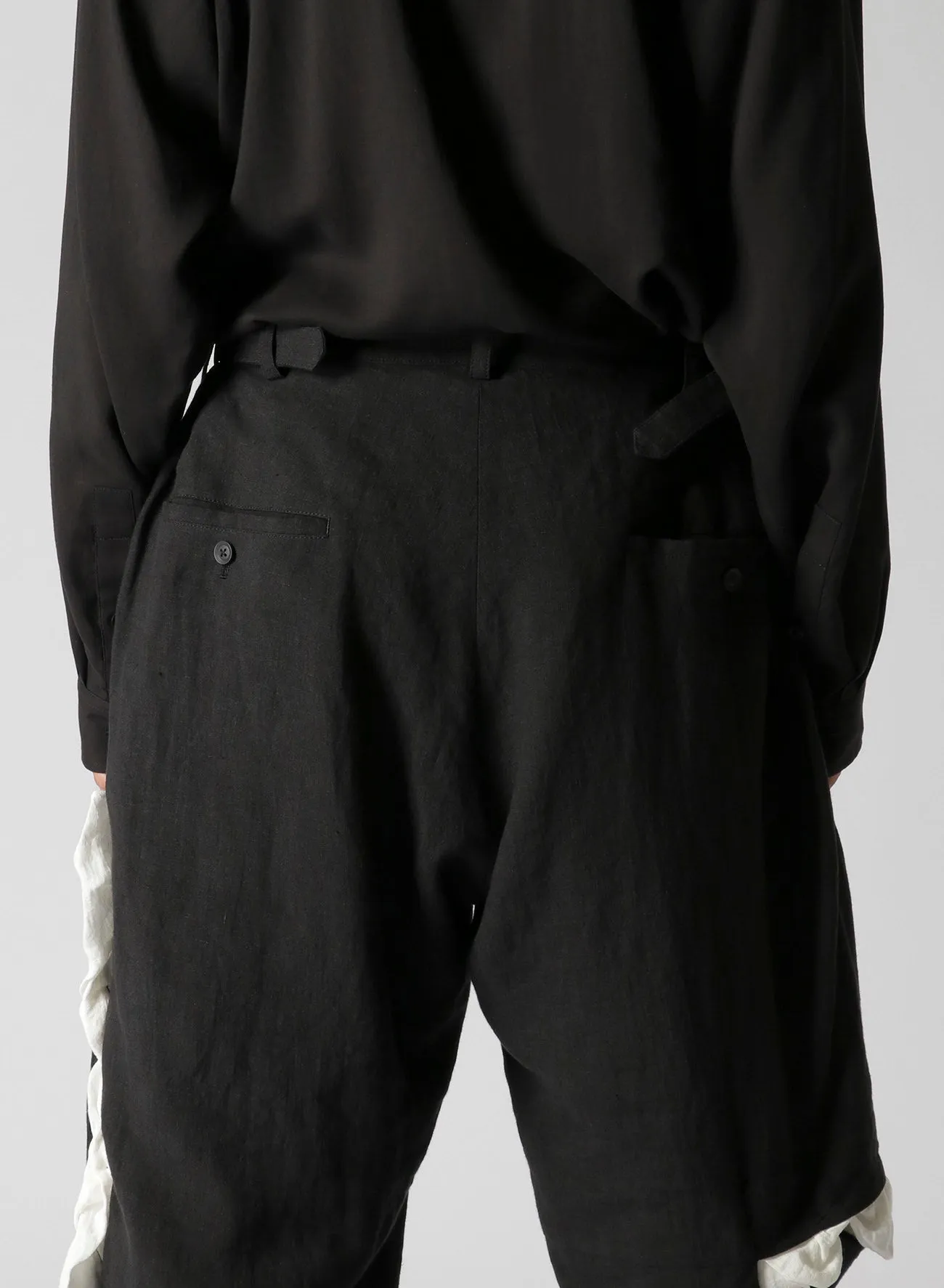 LINEN LAWN DECO GURKHA PANTS